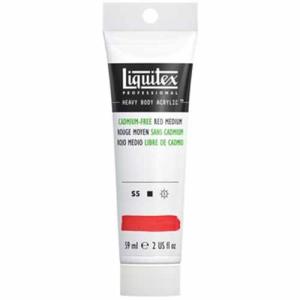 Liquitex Professional Heavy Body Acrylic Paint - (2oz/59ml) Cadmium-Free Red Medium