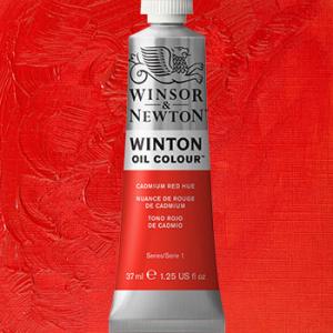 Winsor & Newton Winton Oil Colour Paint - (1.25oz/37ml) Cadmium Red Hue