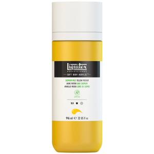 Liquitex Professional Soft Body Acrylic Paint - (32oz/946ml) Cadmium-Free Yellow Light