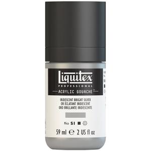 Liquitex Professional Acrylic Gouache Paint - (2oz/59ml) Iridescent Bright Silver