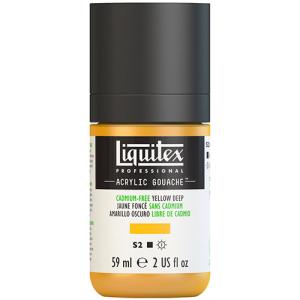 Liquitex Professional Acrylic Gouache Paint - (2oz/59ml) Cadmium-Free Yellow Deep
