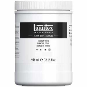 Liquitex Professional Heavy Body Acrylic Paint - (32oz/946ml) Titanium White