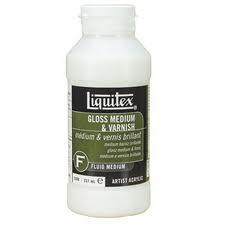 Liquitex Professional Fluid Medium - (8oz/37ml) Gloss Medium