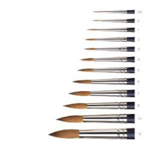 #3 Round Artists' Watercolor Brush