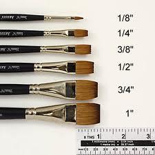 1" One Stroke Artists' Watercolor Brush