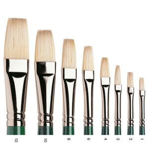 Winsor & Newton Winton Long Handle Brush - Flat #4