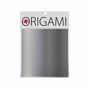 Yasutomo Metallic Foil Origami Paper 5. 7/8" - (25 sheets) Single Sided Silver