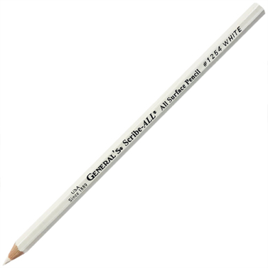 General's Scribe-All Pencil - White