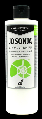 Chroma's Jo Sonja Medium - (8.4oz/250ml) Polyurethane Gloss Varnish 3701