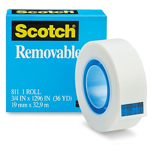 3M Scotch Tape Refill 3/4″ – Removable - Quality Art, Inc. School and Fine  Art Supplies