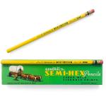 General's Semi Hex Graphite Pencils - (12 Pack) No. 2