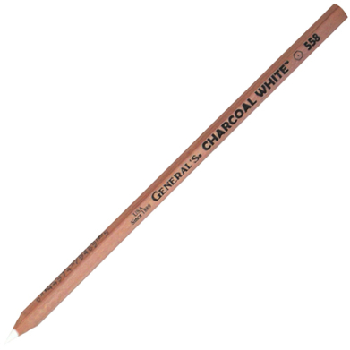 General's Charcoal Pencil - White