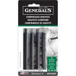 General's Compressed Graphite Stick Set - (4 Pack) Assorted