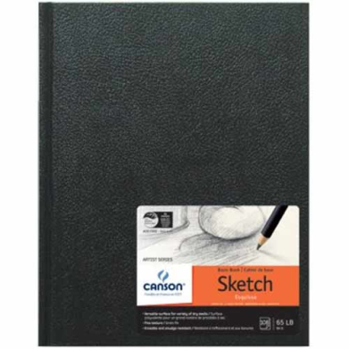 Canson Universal Sketch Hardbound Book 11" x 14" - (90 Sheets, 65lb) CN100510419