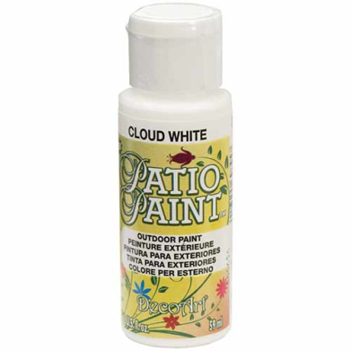 DecoArt Patio Paint Outdoor Acrylic  (2oz/59ml) Cloud White