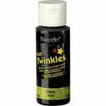 DecoArt Craft Twinkles Glitter Paint - (2oz/59ml) Black