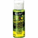 DecoArt Craft Twinkles Glitter Paint - (2oz/59ml) Lime Green
