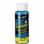 DecoArt Craft Twinkles Glitter Paint - (2oz/59ml) Galaxy Blue