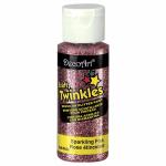 DecoArt Craft Twinkles Glitter Paint - (2oz/59ml) Sparkling Pink