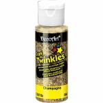DecoArt Craft Twinkles Glitter Paint - (2oz/59ml) Champagne
