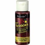 DecoArt Craft Twinkles Glitter Paint - (2oz/59ml) Christmas Red