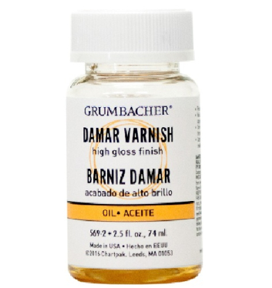 Grumbacher Damar Varnish - (2.5oz/74ml)  569-2
