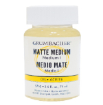Grumbacher Matte Oil Painting Medium I - (2.5oz/74ml)  575-2