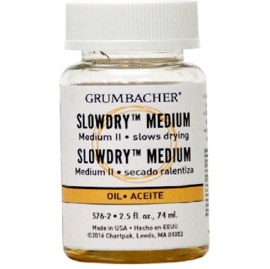 Grumbacher Slow Dry Oil Painting Medium II - (2.5oz/74ml)  576-2
