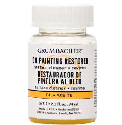 Grumbacher Oil Painting Restorer - (2.5oz/74ml)  578-2