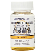 Grumbacher Sun-Thickened Linseed Oil - (2.5oz/74ml)  583-2