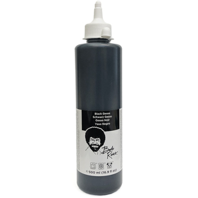 Bob Ross Gesso  (16oz/473ml) Black