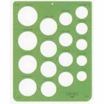 Westcott Stencils Template - Circles