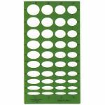 Westcott Stencils Template - Small Ellipse #3