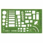 Westcott Stencils Template - Architectural Symbols