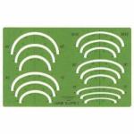 Westcott Stencils Template - Large Ellipse #1