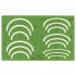 Westcott Stencils Template - Large Ellipse #1