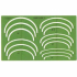 Westcott Stencils Template - Large Ellipse #2