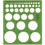 Westcott Stencils Template - Small & Large Circles