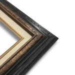 Econo Frame Walnut Gold with Linen Liner - 20" x 24"