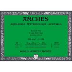Arches Watercolor Cold Press Block 7" x 10" - (20 Sheets, 140lb)