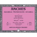 Arches Watercolor Hot Press Block 18" x 24" - (20 Sheets, 140lb)