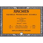 Arches Watercolor Rough Press Block 7" x 10" - (20 Sheets, 140lb)