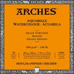 Arches Watercolor Rough Press Block 7.9" x 7.9" - (20 Sheets, 140lb)