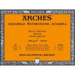 Arches Watercolor Rough Press Block 9" x 12" - (20 Sheets, 140lb)