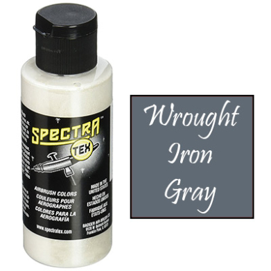 Badger Spectra-Tex Wrought Iron Gray Airbrush Paint (2 ounces)