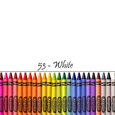 12 White Crayola Crayons