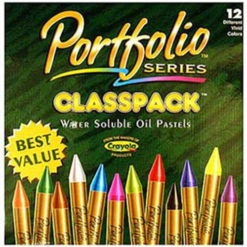 CRAYOLA Portfolio Series Water Soluble Oil Pastels Classpack