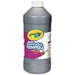 Crayola Washable Tempera Paint - (32oz/946ml) Black