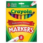 Crayola Broad Line Markers - (8 Pack) Classic Colors