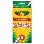 Crayola Fine Line Markers - (8 Pack) Classic Colors